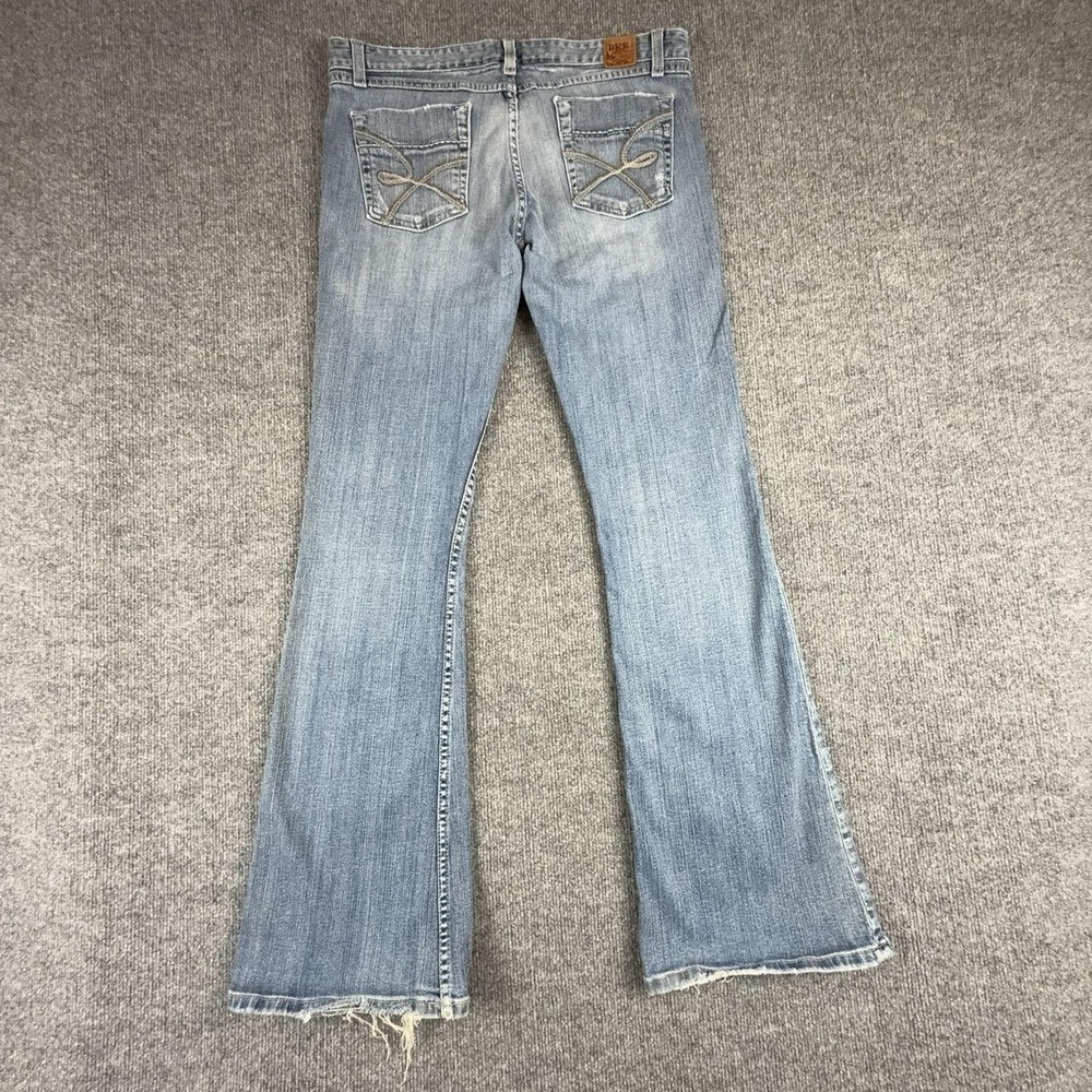 BKE Jeans Womens 30 X 33 Light Wash Blue Low Rise Bootcut Stretch Denim Pants - Picture 8 of 10